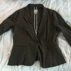 Olive Linen Blazer
